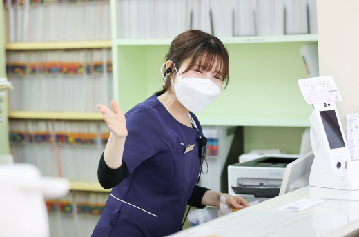 初診の流れ：ご来院・受付